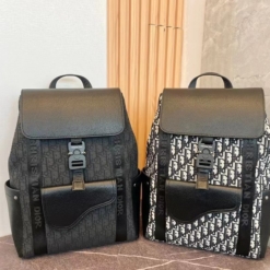 Balo Original Christian Dior Saddle Oblique Jacquard Backpack